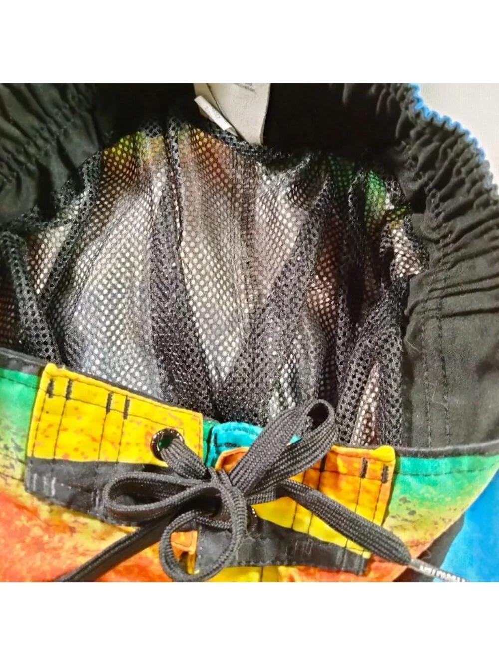 Hang Ten Swim Trunks Board Shorts Boys M Medium Striped Summer Beachy Pool